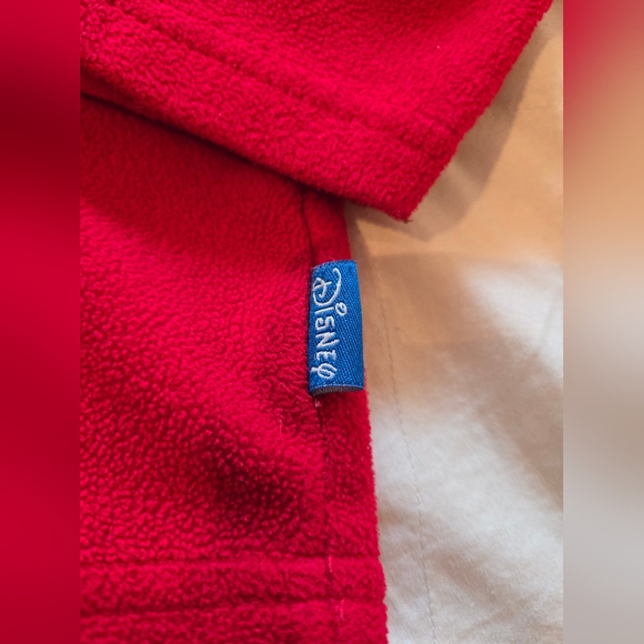 VEUC - Vintage Mickey Mouse Fleece Hoodie; from Disney Store; Size 4; Red - Picture 7 of 12